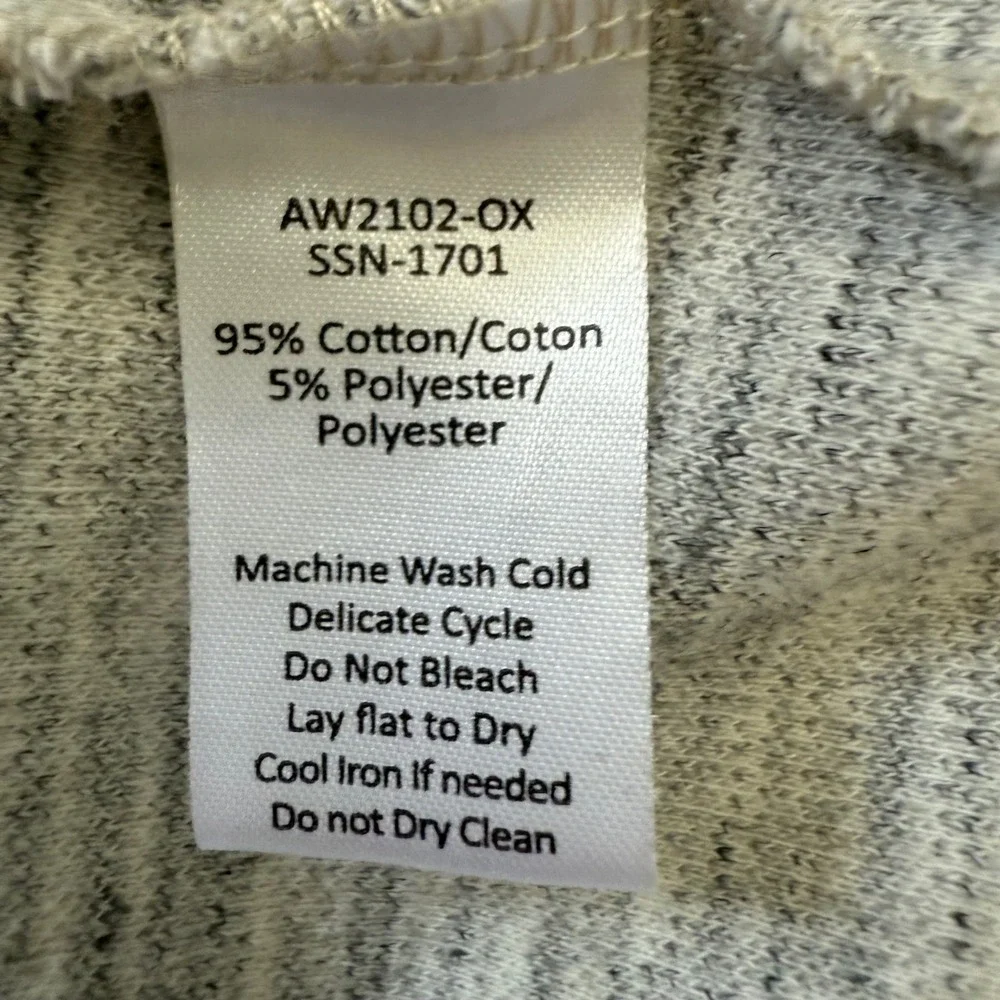 ATM Anthony Thomas Melilla Sweatshirt Dress Heathered Grey Pockets WM Medium EUC